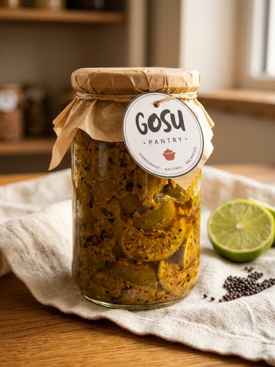Lime Pickle jar