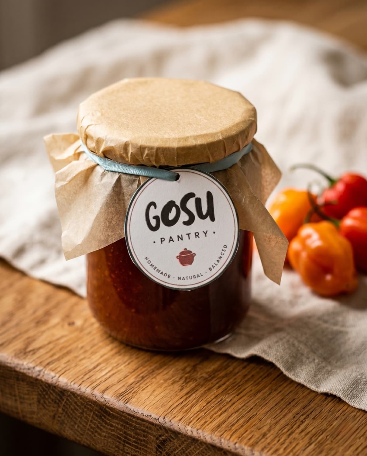 Red Chilli Jam jar