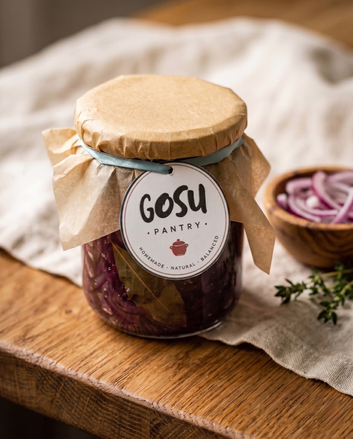 Red Onion Chutney jar